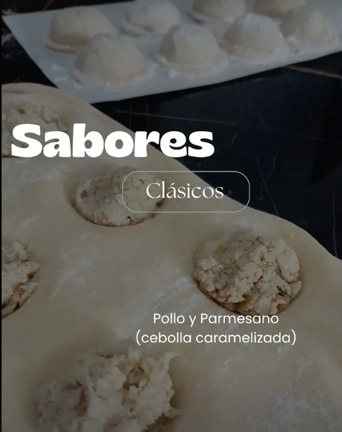 Relleno de pollo y parmesano